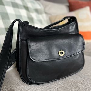 Vintage black coach purse